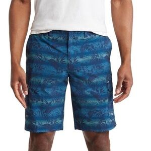Tommy Bahama Cayman Sardina Seas Cargo Swim Trunks in Ocean Deep Size 29 NWT
